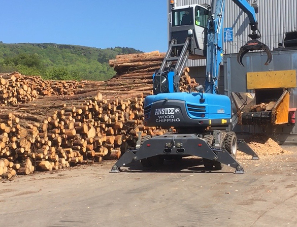 Contract onsite wood chipping
