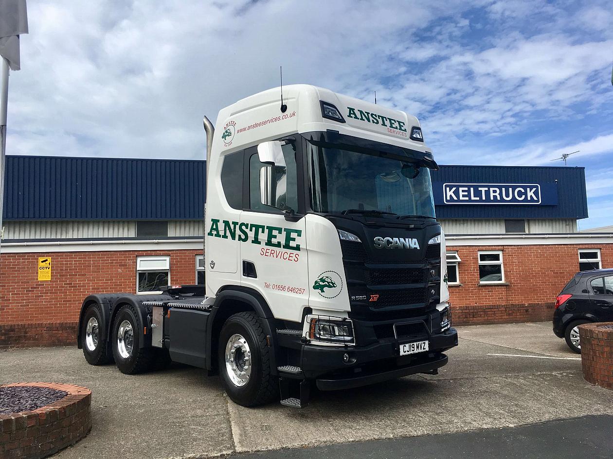 Above: The latest addition to Anstee Services' growing heavy haulage fleet in South Wales.