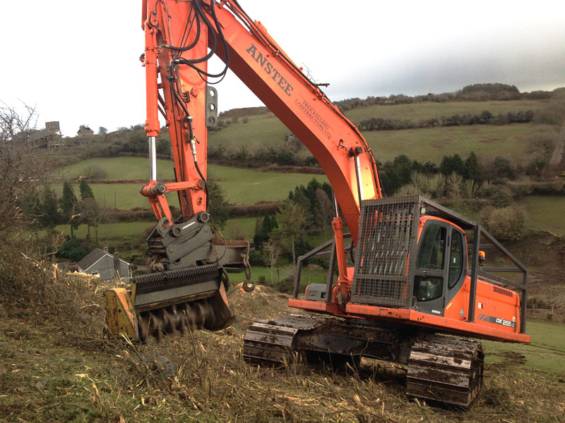 Above: We can accommodate all types of scrubland, woodland, forestry and motorway/highway clearance.