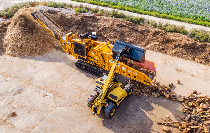 Above: Our CBI grinder is available for shredder hire across the UK.